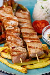 greek souvlaki skewers