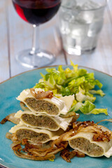 halves of swabian maultaschen