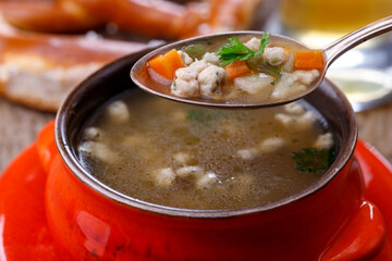 bavarian spaetzle soup