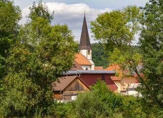 Fototapeta na wymiar Berlichingen in Hohenlohe