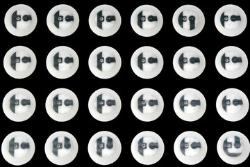 Dot Matrix Display Module electronic component – Stock Image