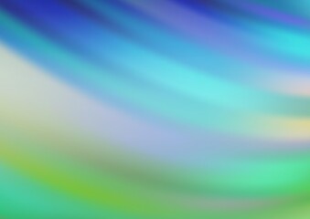 Light Blue, Green vector glossy abstract template.