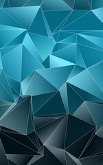 Abstract Low-Poly background. triangulated texture. Design 3d. Polygonal geometrical pattern. Triangular modern style