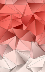 Obraz premium Abstract Low-Poly background. triangulated texture. Design 3d. Polygonal geometrical pattern. Triangular modern style