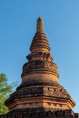 Stupa en briques à Bagan, Myanmar 