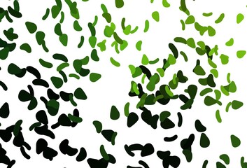 Light Red, Yellow vector background with abstract forms.