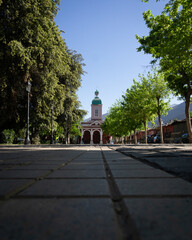 Old Church of San Jose de Maipo, located in Cajon del Maipo, Santiago de Chile