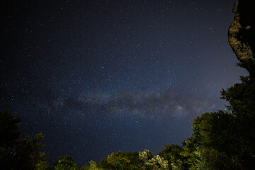 Fototapeta na wymiar Via Lattea, cielo stellato