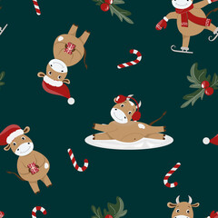christmas seamless pattern