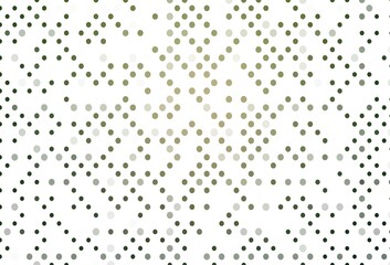 Obraz premium Light Green vector cover with spots.