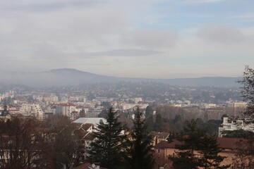 Vue d'ensemble de la ville de Annecy, ville de Annecy, département de Haute Savoie, France