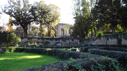 Giardino di Villa Borghese a Roma