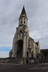 Fototapeta na wymiar La basilique de la visitation vue de l'extérieur, ville de Annecy, département de Haute Savoie, France