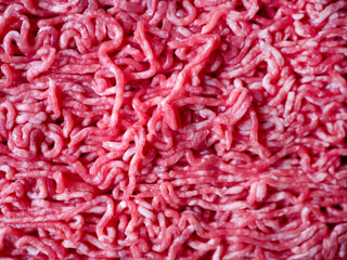 Raw beef minced meat background