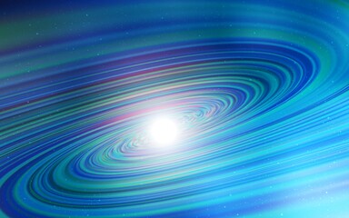 Light BLUE vector layout with cosmic stars. Blurred decorative design in simple style with galaxy stars. Pattern for futuristic ad, booklets.