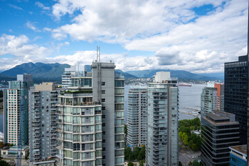 City skyline Vancouver Canada