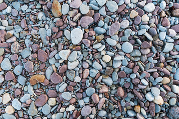 Smooth pebbles background