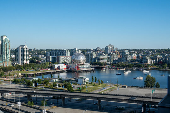 Aerial View of the Flase Creek Vancouver Canada