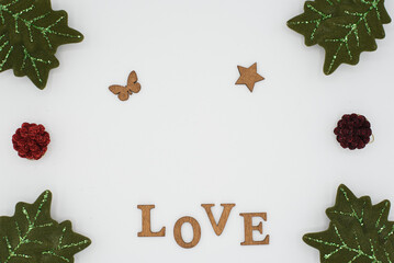 productos navide&ntilde;os con reno y hojas