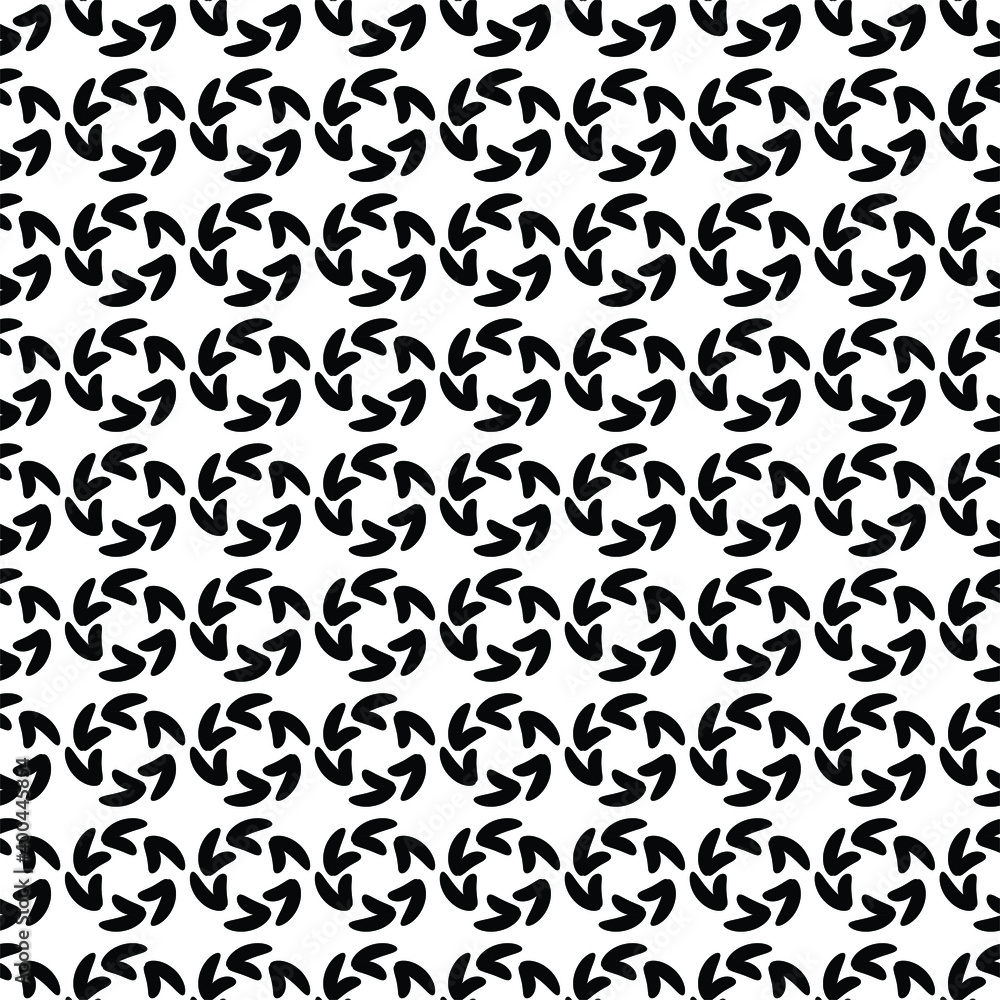 Poster vector seamless pattern. modern geometric abstract stylish texture. repeating stylized hearts in cir