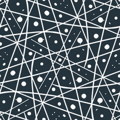 Seamless geometric abstract pattern for the interior.