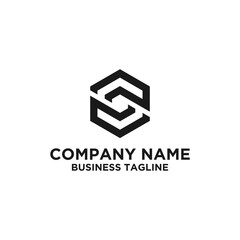 Fototapeta premium Hexagon Logo Vector