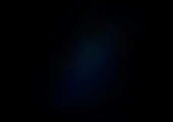 Dark BLUE vector bokeh and colorful pattern.