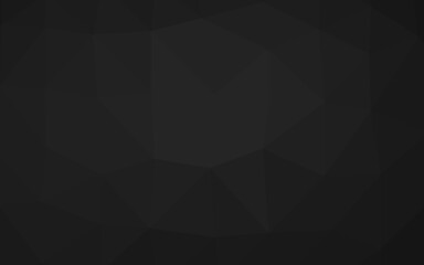 Obraz premium Dark Silver, Gray vector abstract polygonal layout.