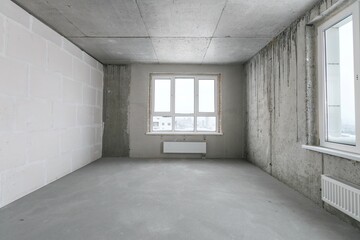 new apartment without finishing