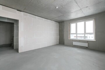 new apartment without finishing