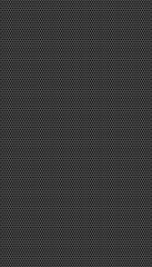 White honeycomb on a black background. Seamless texture. Isometric geometry. 3D illustration