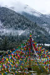 Innumerable are the wonderful mountain peaks which join the end of the sky