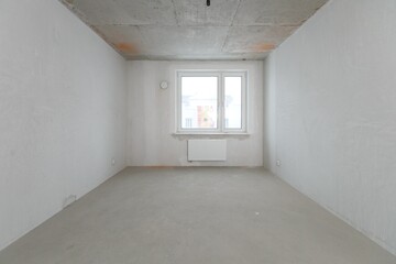 new apartment without finishing