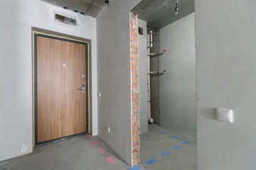 new apartment without finishing