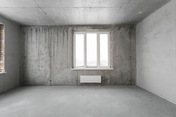 new apartment without finishing