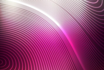 Dark Pink vector template with lines.