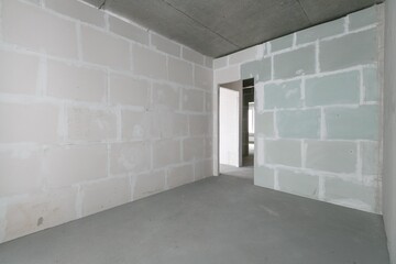 new apartment without finishing