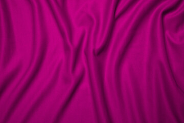 Purple silk folded fabric background