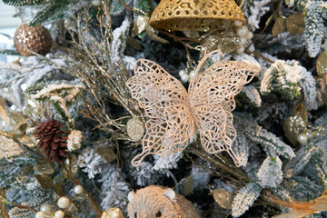 metal butterfly for christmas tree decoration 