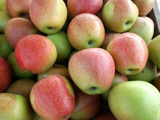 Apple fruits decorated for sell