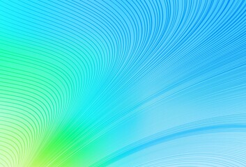 Light Blue, Green vector layout with wry lines.