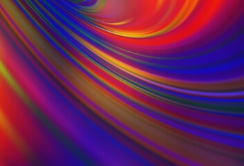 Dark Blue, Red vector colorful blur background.
