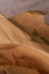 orange creased crumpled paper background grunge texture backdrop