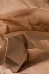 orange creased crumpled paper background grunge texture backdrop