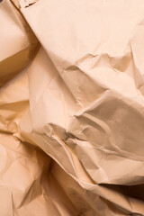 orange creased crumpled paper background grunge texture backdrop
