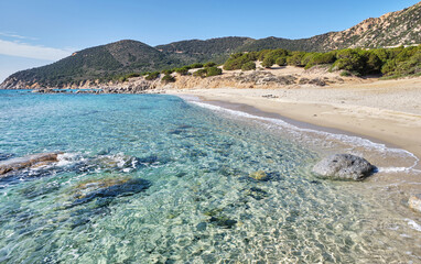 Porto sa Ruxi beach, Villasimius, Sardinia, Italy