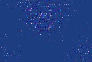 Light Blue, Red vector cover in polygonal style.