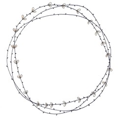 circulo marco enredadera raíz raíces  bordes naturaleza hojas verde 210mm x 210mm