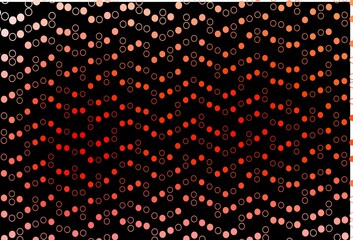 Dark Red vector cover with spots.