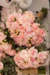 Bouquet of flowers to be carried by Bride